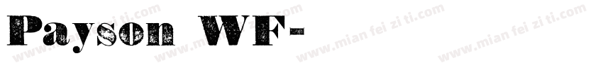 Payson WF字体转换